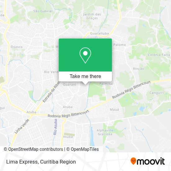 Lima Express map
