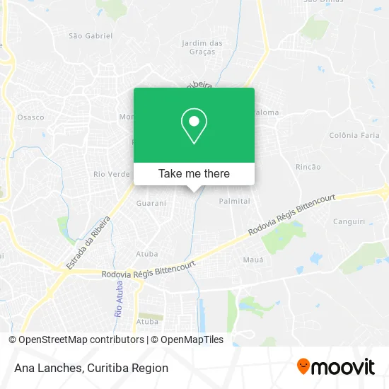 Ana Lanches map