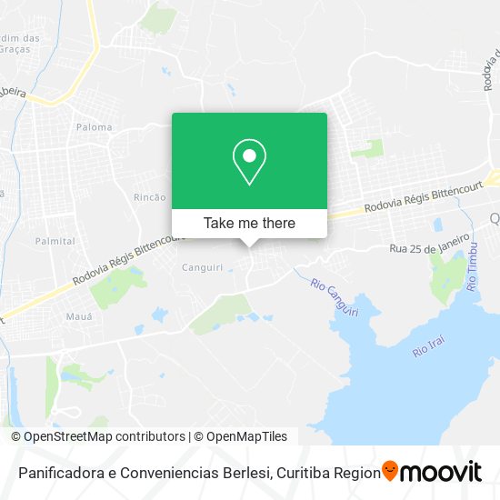 Panificadora e Conveniencias Berlesi map