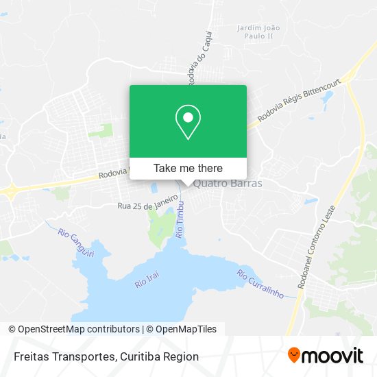 Mapa Freitas Transportes