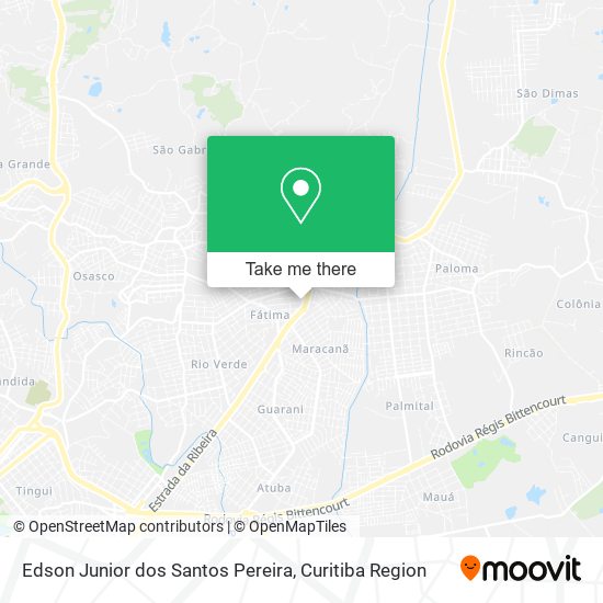 Edson Junior dos Santos Pereira map