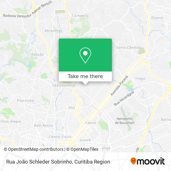 Rua João Schleder Sobrinho map