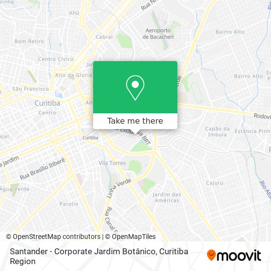 Mapa Santander - Corporate Jardim Botânico