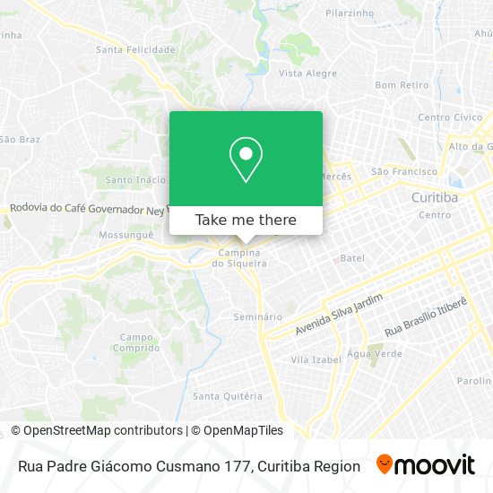 Rua Padre Giácomo Cusmano 177 map