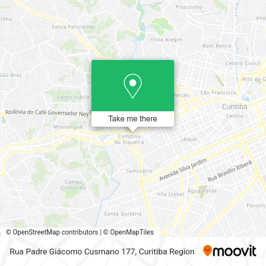 Rua Padre Giácomo Cusmano 177 map