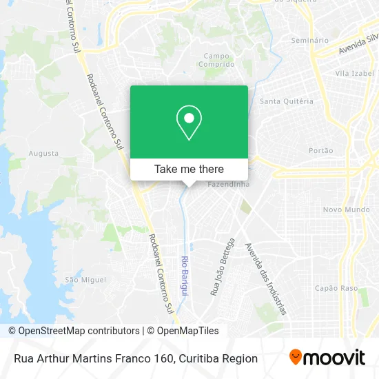 Rua Arthur Martins Franco 160 map