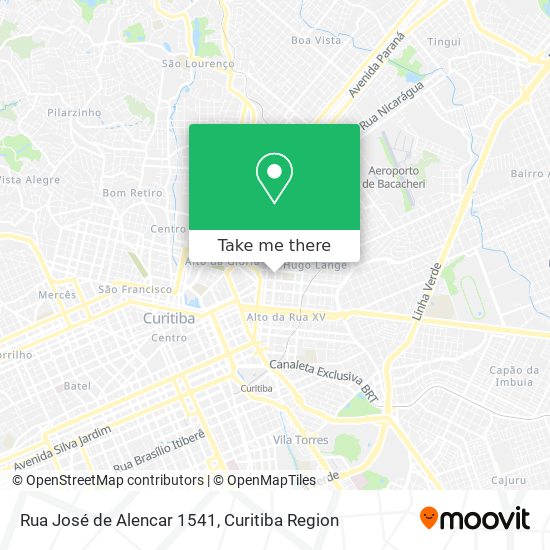 Rua José de Alencar 1541 map