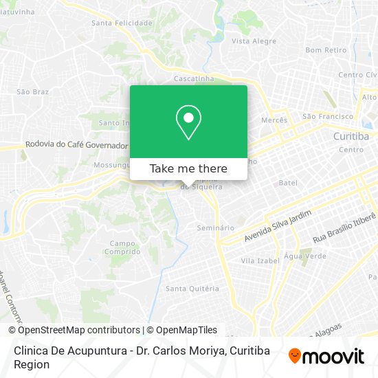 Clinica De Acupuntura - Dr. Carlos Moriya map
