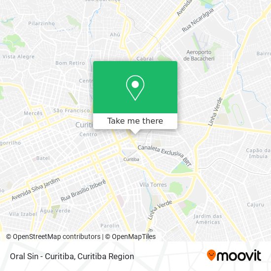 Oral Sin - Curitiba map