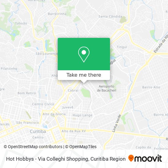 Hot Hobbys - Via Colleghi Shopping map