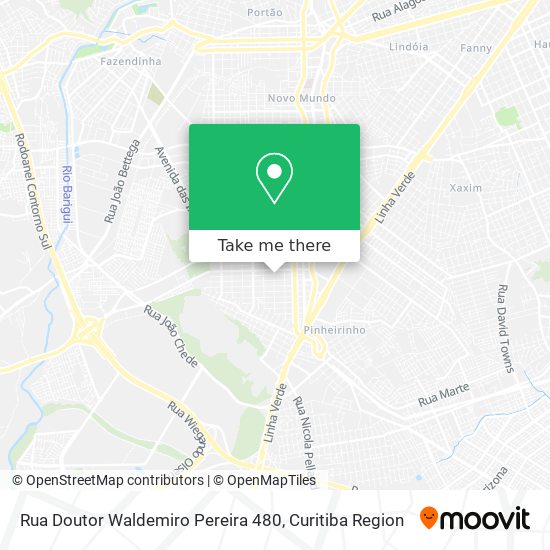 Mapa Rua Doutor Waldemiro Pereira 480