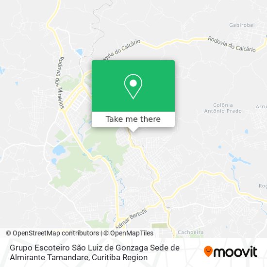 Grupo Escoteiro São Luiz de Gonzaga Sede de Almirante Tamandare map