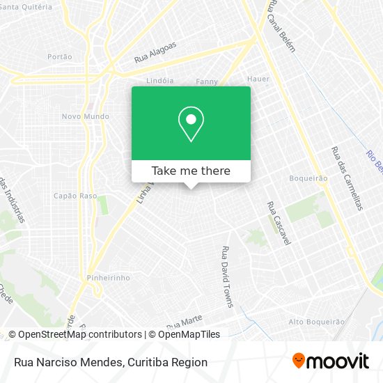 Rua Narciso Mendes map