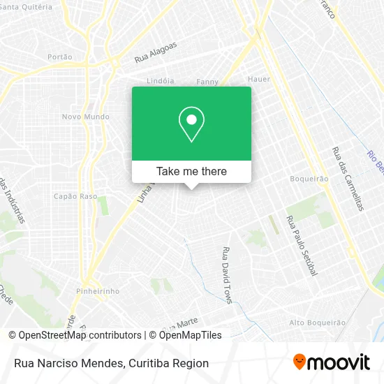 Rua Narciso Mendes map