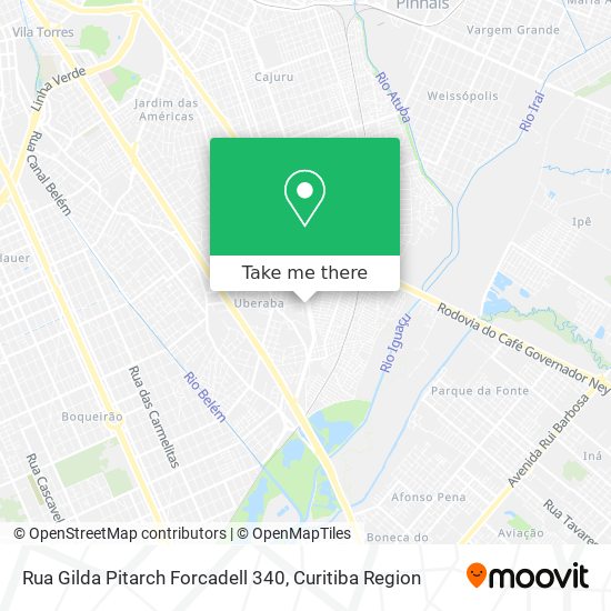 Rua Gilda Pitarch Forcadell 340 map