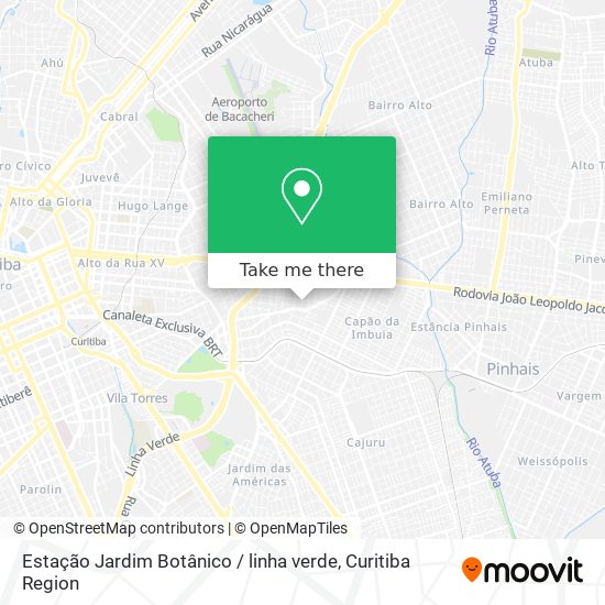 Estação Jardim Botânico / linha verde map