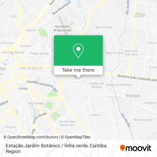Estação Jardim Botânico / linha verde map