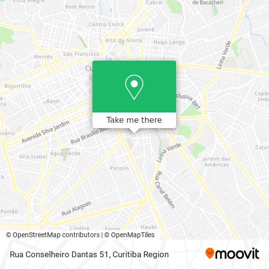 Rua Conselheiro Dantas 51 map