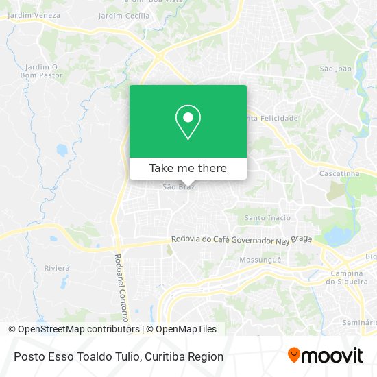 Posto Esso Toaldo Tulio map