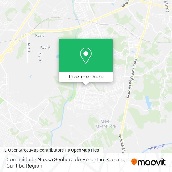 Comunidade Nossa Senhora do Perpetuo Socorro map