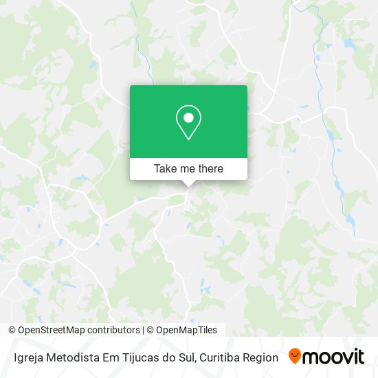 Igreja Metodista Em Tijucas do Sul map