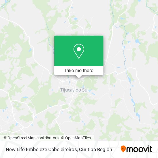 New Life Embeleze Cabeleireiros map