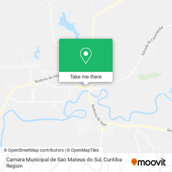 Camara Municipal de Sao Mateus do Sul map
