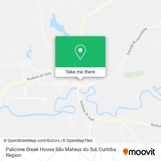 Palicone Steak House São Mateus do Sul map