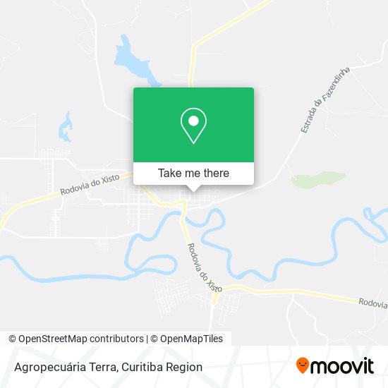 Agropecuária Terra map