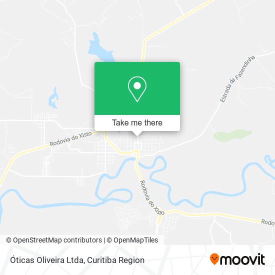 Óticas Oliveira Ltda map