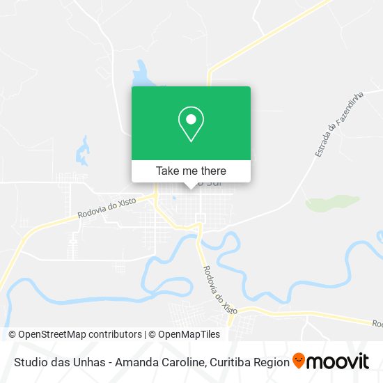Studio das Unhas - Amanda Caroline map