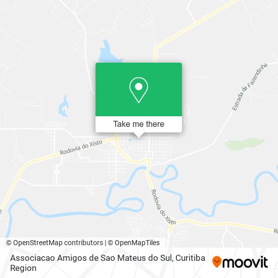 Associacao Amigos de Sao Mateus do Sul map