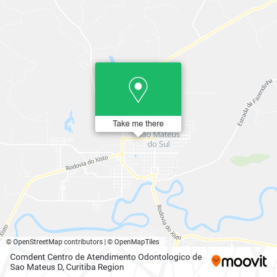 Comdent Centro de Atendimento Odontologico de Sao Mateus D map