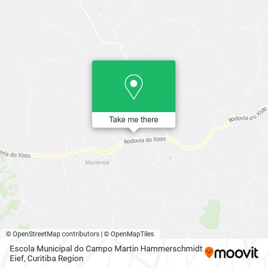 Escola Municipal do Campo Martin Hammerschmidt Eief map