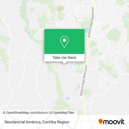 Residencial América map