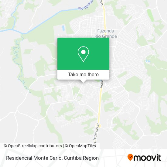 Residencial Monte Carlo map