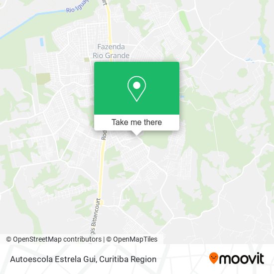 Autoescola Estrela Gui map