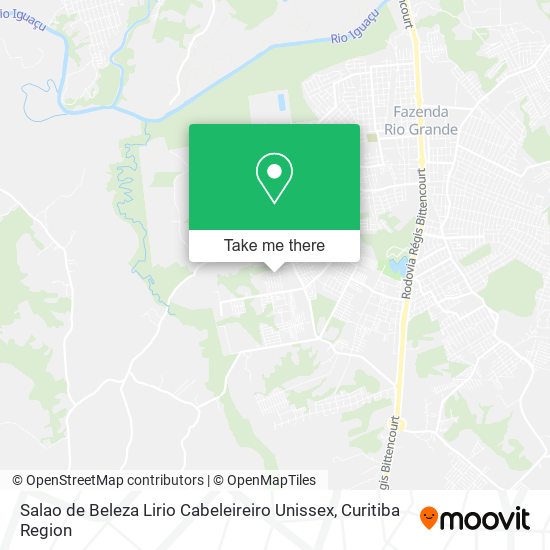 Mapa Salao de Beleza Lirio Cabeleireiro Unissex