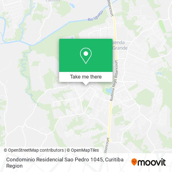 Condominio Residencial Sao Pedro 1045 map