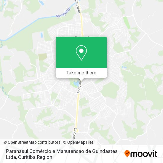 Paranasul Comércio e Manutencao de Guindastes Ltda map