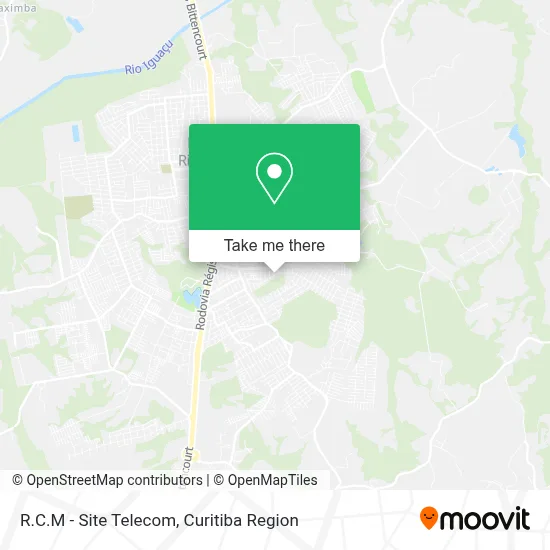 R.C.M - Site Telecom map