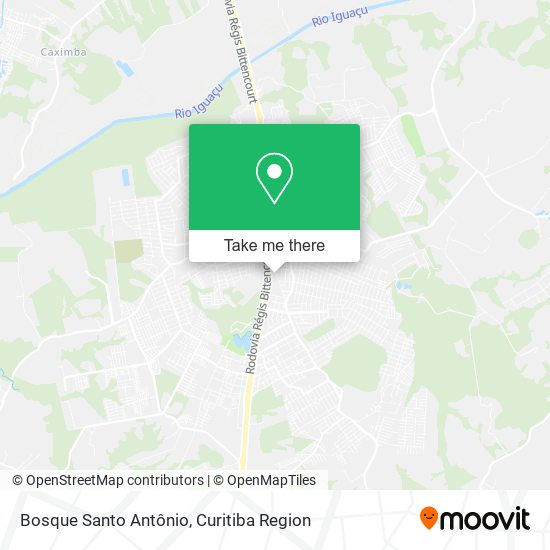 Bosque Santo Antônio map