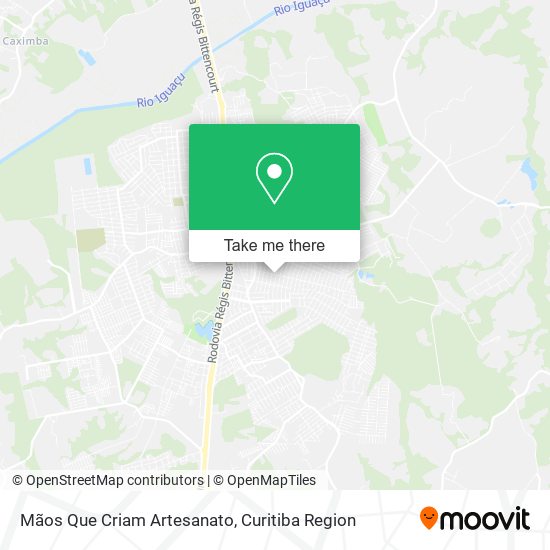 Mãos Que Criam Artesanato map