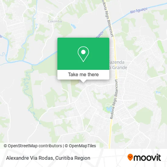 Alexandre Via Rodas map