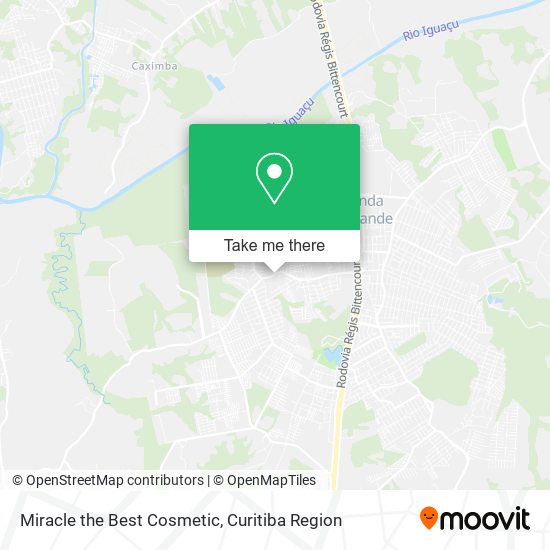 Miracle the Best Cosmetic map