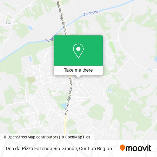 Dna da Pizza Fazenda Rio Grande map