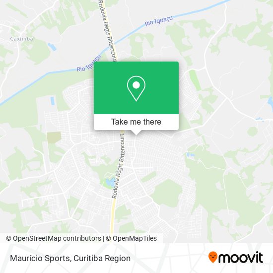 Maurício Sports map