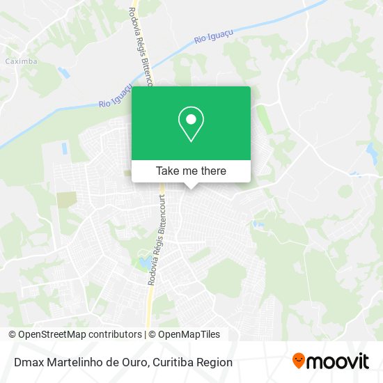 Dmax Martelinho de Ouro map