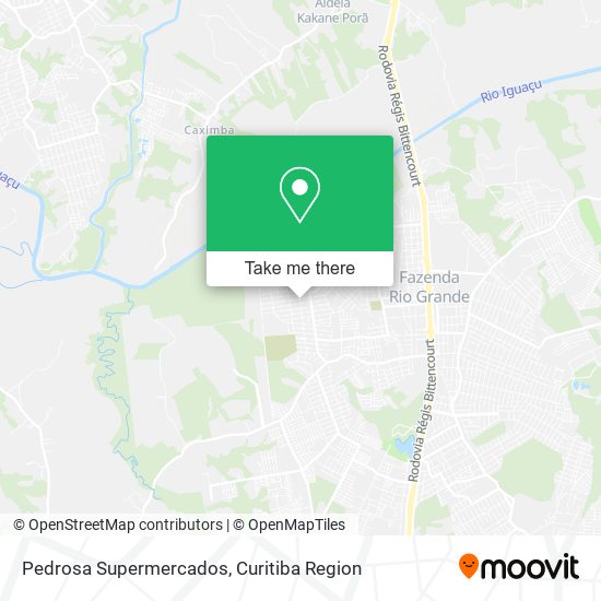 Pedrosa Supermercados map