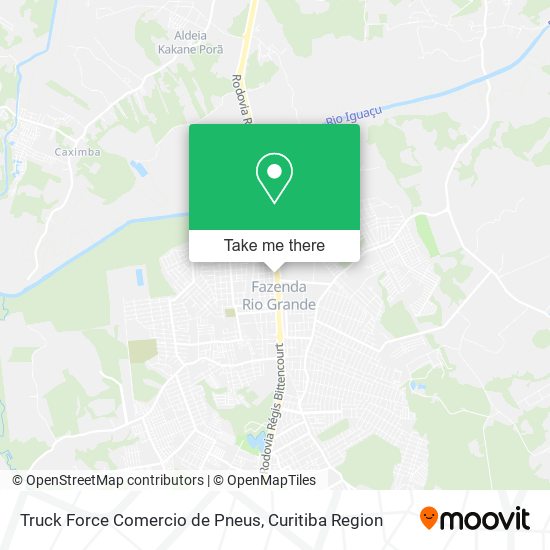 Truck Force Comercio de Pneus map